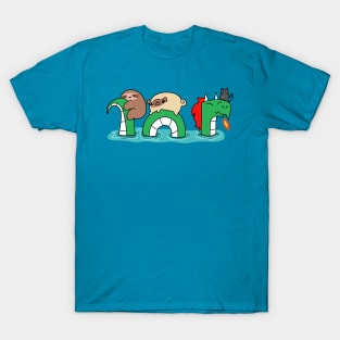 Sloth and Pug Riding a Dragon T-Shirt
